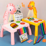 Proyector educativo de dibujo para niños Amarillo