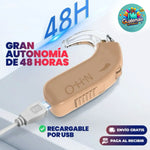 AUDÍFONO AMPLIFICADOR DE SONIDO PARA LA SORDERA